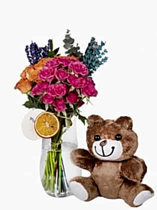 Elegance Rose Bear